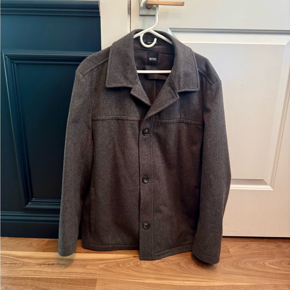 BOSS Hugo Boss Wool Blend Coat